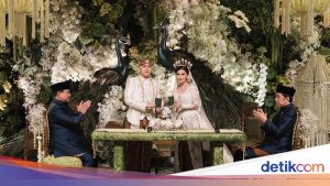 Prabowo dan Jokowi Hadiri dan Jadi Saksi Pernikahan Ajudan Rizky Irmansyah