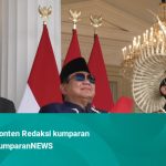 Prabowo Diapit Jokowi dan Gibran dalam Momen Kenegaraan di Istana