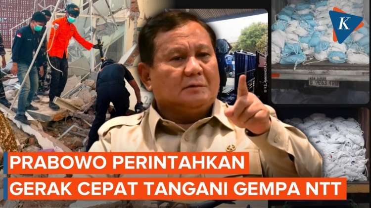 Prabowo Instruksikan Penanganan Cepat Gempa NTT: Pastikan Bantuan Menjangkau Warga