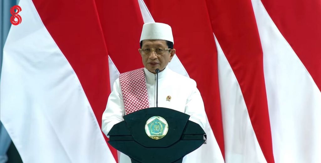 Prabowo Kirim Salam Hangat dalam Zikir dan Doa Kebangsaan di Monas
