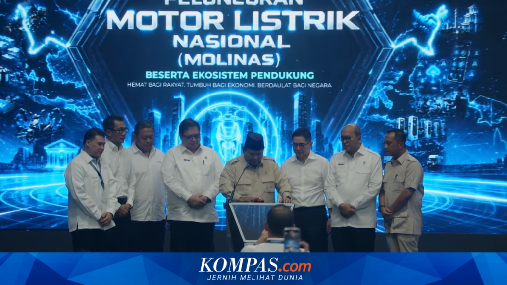 Prabowo Luncurkan Motor Listrik Nasional, Tersedia dengan Cicilan Nol Persen