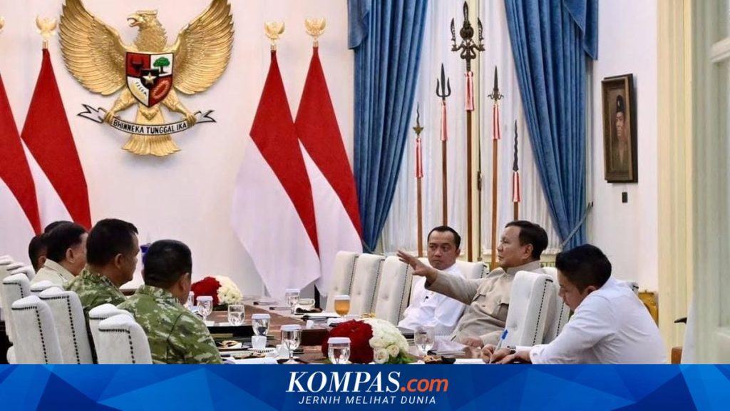 Prabowo Panggil Menhan, Panglima dan Kepala Staf TNI: Arahan Khusus Jelang HUT Kemerdekaan