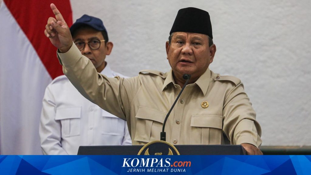 Prabowo Prihatin Tingginya Angka Korupsi di Kalangan Kepala Daerah