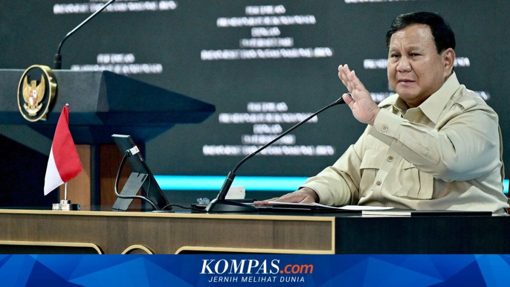 Prabowo Soroti Kesenjangan Pendidikan Indonesia-Singapura: Menteri Kita Harus Bisa Awasi Sekolah dalam Dua Jam