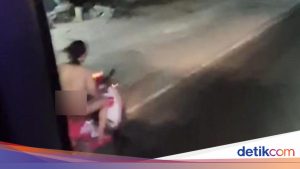 Pria ODGJ Mengendarai Motor Tanpa Busana di Lamongan, Sempat Dikira Pelaku Kejahatan