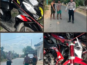 Respons Cepat Unit Gakkum Satlantas Polres Pesawaran dalam Olah TKP Kecelakaan Sepeda Motor di Jalan Raya Way Ratai Kedondong