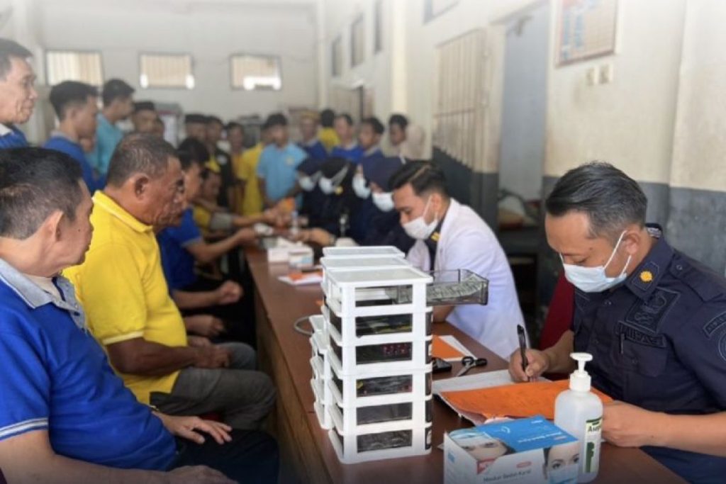 Rutan Kendari Gelar Pemeriksaan Kesehatan untuk Cegah Penyebaran Penyakit Menular di Kalangan Warga Binaan