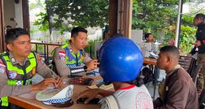 Satlantas Polres Bintan Tertibkan Pajak Kendaraan, 30 Pengendara Dapat Teguran