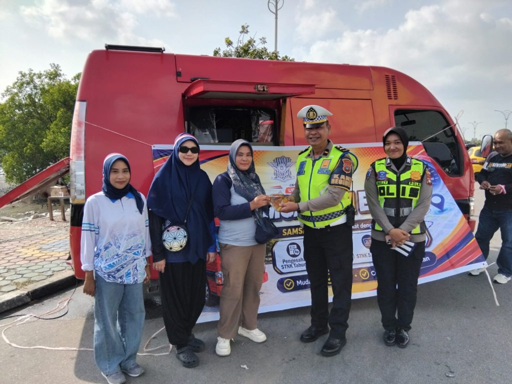 Satlantas Polres Karimun Gelar Sosialisasi Samsat On Event dan Pemutihan Pajak