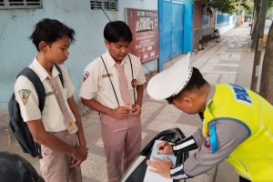 Satlantas Tulungagung Gencarkan Edukasi Keselamatan Berlalu Lintas bagi Pelajar