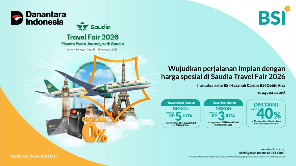 Saudia Travel Fair 2026: Diskon Tiket 40%, Paket Umrah, dan Kemudahan Visa Saudi