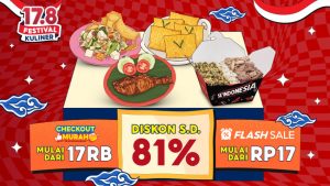 ShopeeFood Rayakan HUT RI ke-81 dengan Festival Kuliner Lokal, Promo Mulai Rp17