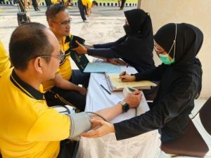 Sidokkes Polres Mesuji Gelar Layanan Kesehatan untuk Personel, ASN, dan Keluarga Polri