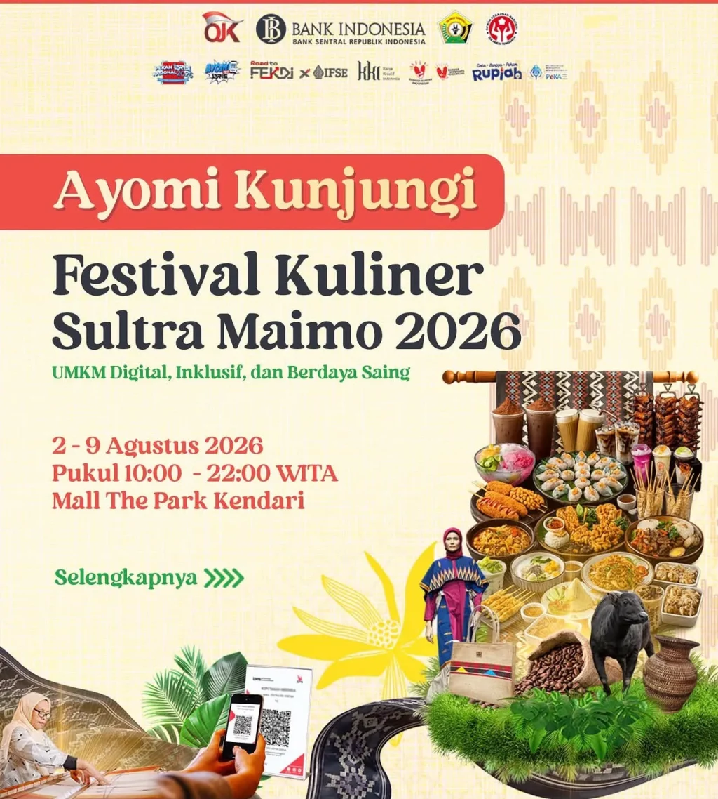 Sultra Maimo 2026: Festival Kuliner Siap Manjakan Lidah dengan Sajian UMKM dan Roadshow Kuliner Viral