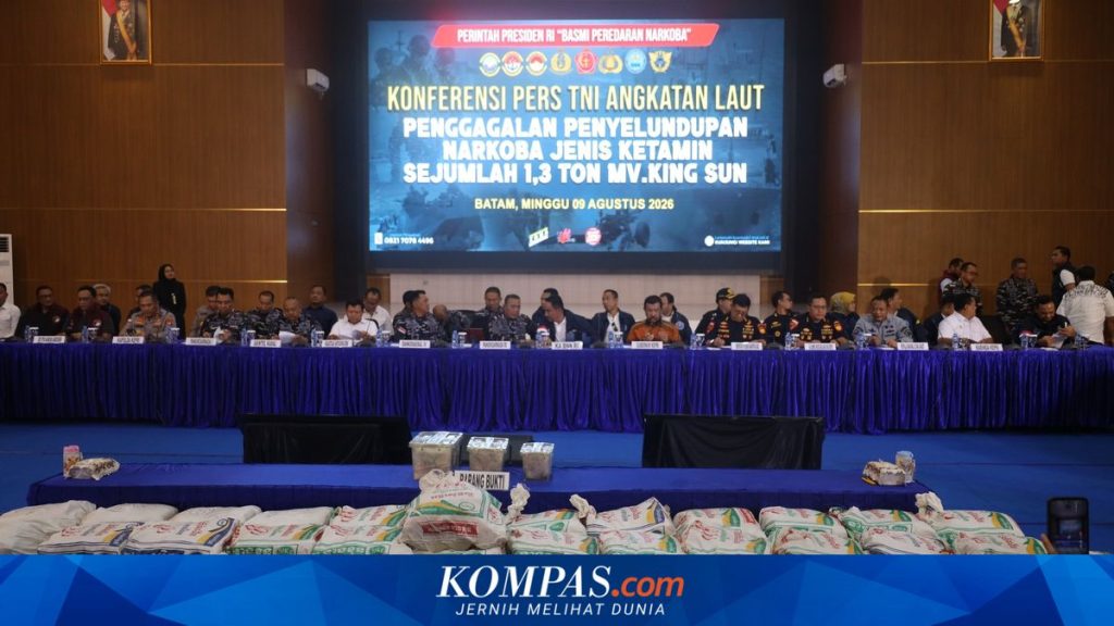 TNI Gagalkan Penyelundupan 1,3 Ton Narkoba, Anggota DPR: Penangkapan ABK Jangan Jadi Titik Akhir