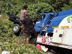 Tragedi di Jalan Alternatif Batulicin-Banjarbaru: Tujuh Tewas dalam Kecelakaan Pikap dan Truk Tangki BBM