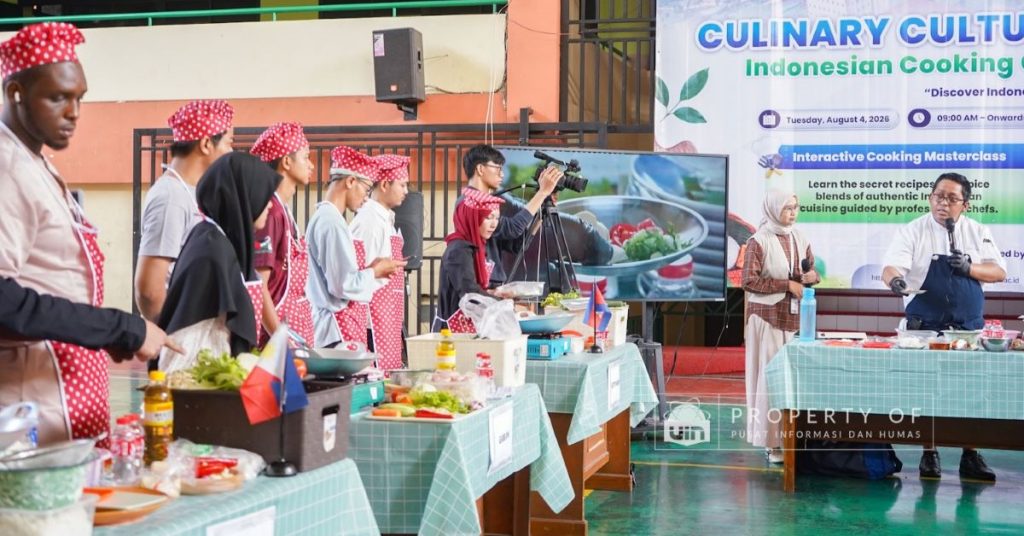 UIN Jakarta Kenalkan Kekayaan Kuliner Nusantara Lewat Cooking Class dan Lomba Seru untuk Mahasiswa Asing