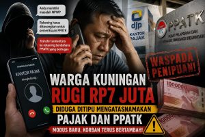 Warga Kuningan Rugi Rp7 Juta Akibat Penipuan Mengatasnamakan Petugas Pajak dan PPATK