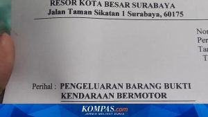 Warga Surabaya Diperas Rp 1 Juta saat Urus Surat Pengeluaran Motor Kecelakaan