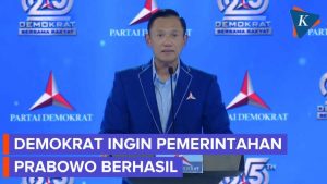 AHY Tegaskan Demokrat Siap Mendukung Penuh Prabowo