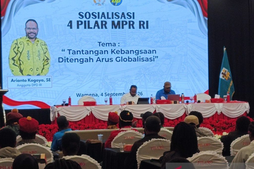 Arianto Kogoya Kenalkan Empat Pilar MPR ke Pemuda Papua Pegunungan