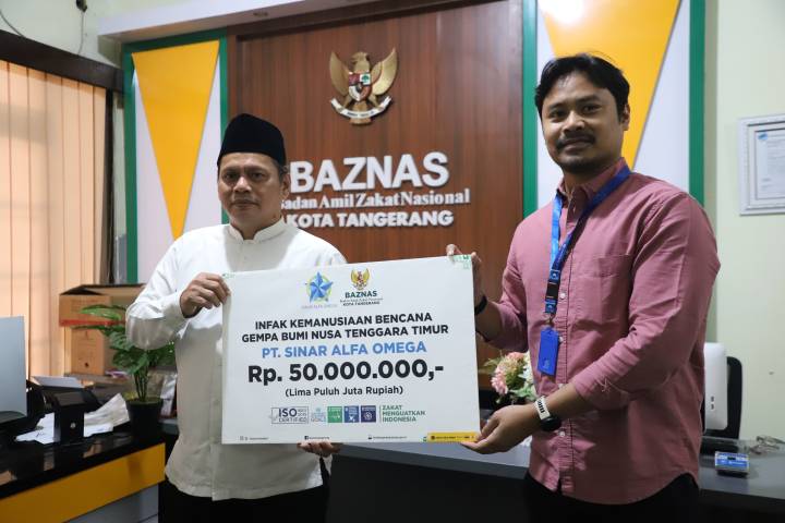 BAZNAS Kota Tangerang Luncurkan Penggalangan Dana Bantu Korban Bencana di NTT