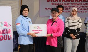 Bhayangkari Polres Muba Sambut HKGB ke-74 dengan Bakti Kesehatan untuk 50 Relawan SPPG