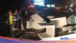 Kecelakaan Truk Beton di Tol Jagorawi: Muatan Tumpah ke Jalan
