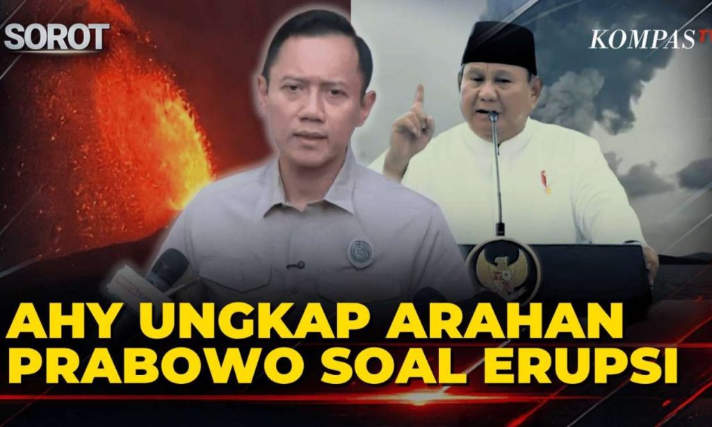 Langkah Presiden Prabowo dalam Menghadapi Dampak Erupsi Anak Krakatau, Diungkap AHY