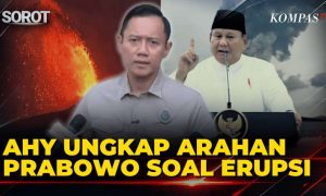 Langkah Presiden Prabowo dalam Menghadapi Dampak Erupsi Anak Krakatau, Diungkap AHY