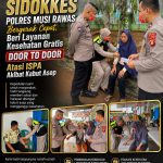 Layanan Kesehatan Gratis Door to Door: Sidokkes Polres Musi Rawas Atasi ISPA Akibat Kabut Asap