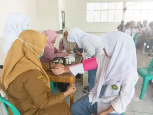 MAN 1 Mesuji dan Puskesmas Simpang Pematang Gelar Posyandu Remaja untuk Tingkatkan Kesadaran Kesehatan