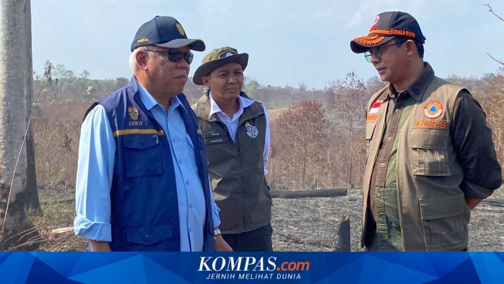 Menhut Tinjau Karhutla di IKN, Ingatkan Perintah Prabowo Jaga Zona Inti dari Api