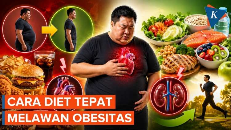 Obesitas Pemicu Beragam Penyakit, Ini Panduan Diet yang Benar