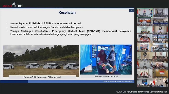 Pasca Gempa 7,7 SR, Infrastruktur Pendidikan dan Kesehatan NTT Berhasil Pulih
