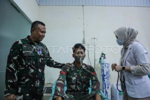 Pemeriksaan Kesehatan Satgas Karhutla di Banjarbaru