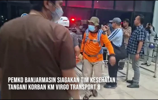 Pemko Banjarmasin Kerahkan Tim Medis untuk Korban Kecelakaan KM Virgo Transport 8