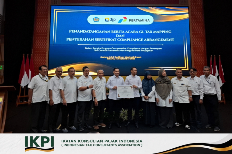 Pertamina Raih Sertifikat Kepatuhan dari Kantor Wilayah DJP LTO