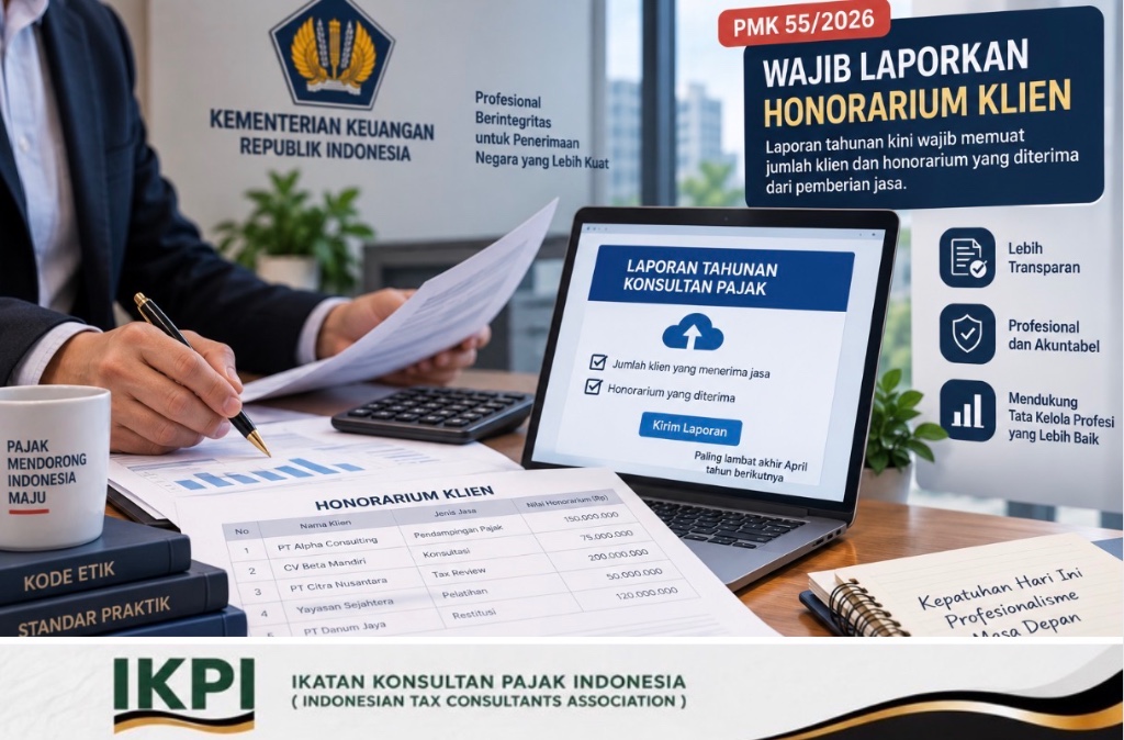 PMK 55/2026 Mewajibkan Konsultan Pajak Melaporkan Honorarium dari Klien