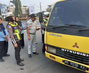 Polres Lampung Utara Intensifkan Operasi Pajak Kendaraan, Ajak Masyarakat Tertib Lalu Lintas