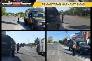 Polsek Balerejo Intensifkan Patroli Strong Point di Jalur Madiun-Surabaya Cegah Kriminalitas dan Kecelakaan
