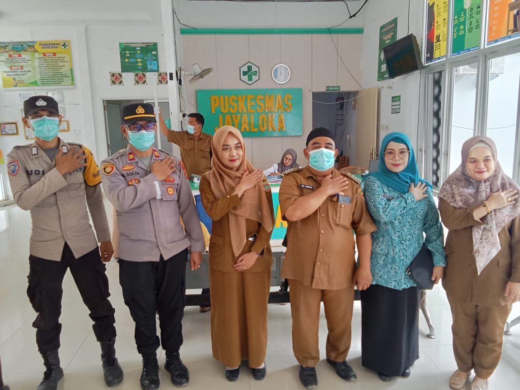 Polsek Jayaloka Musi Rawas Siapkan Obat dan Fasilitas Kesehatan Hadapi Kabut Asap Karhutla