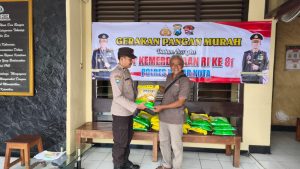 Polsek Sanankulon Dukung Program Pemerintah dalam Gerakan Pangan Murah