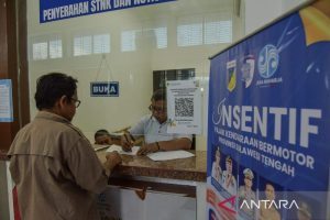 Program Insentif Pajak Diminati, 4.878 Kendaraan di Samsat Palu Manfaatkan Peluang