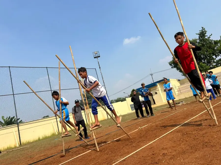Ratusan Pelajar Depok Ramaikan Festival Olahraga Tradisional 2026, Asyik Tanpa Gawai