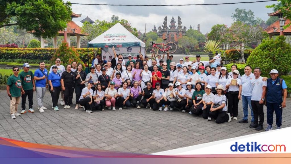 TP PKK Badung Gelar Jalan Sehat dan Pemeriksaan Kesehatan Rutin Setiap Pekan