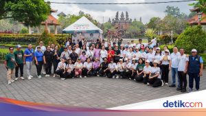 TP PKK Badung Gelar Jalan Sehat dan Pemeriksaan Kesehatan Rutin Setiap Pekan
