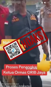 Viral Hoax: Video Penangkapan Ketua GRIB Jaya di Tahun 2026, Simak Fakta Sebenarnya!